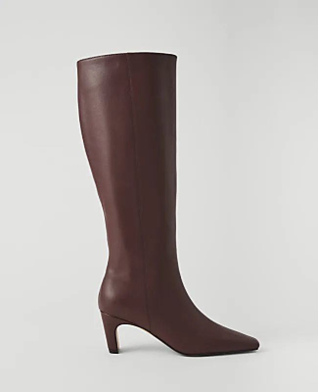 Ann Taylor Leather Skinny Heel Tall Boot made by Ann Taylor