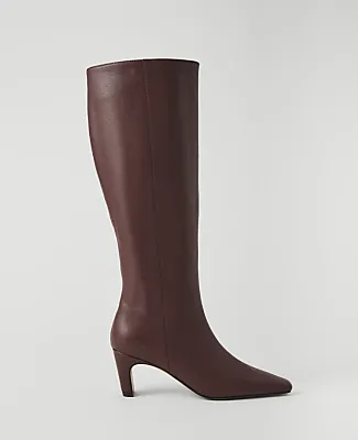 Ann Taylor Leather Skinny Heel Tall Boot sold by Ann Taylor