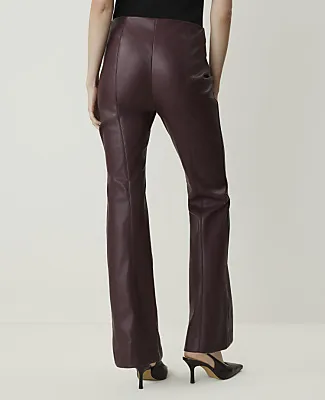 Ann Taylor The Petite Modern Trouser in Faux Leather sold by Ann Taylor product image thumbnail 3