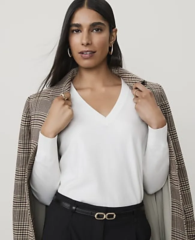 Ann Taylor V-Neck Sweater made by Ann Taylor