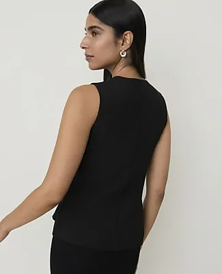 Ann Taylor Crew Neck Peplum Vest sold by Ann Taylor product image thumbnail 2