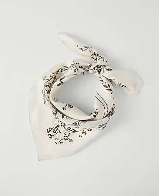 Ann Taylor Floral Silk Scarf sold by Ann Taylor