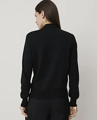 Ann Taylor Bow Neck Cardigan sold by Ann Taylor product image thumbnail 2