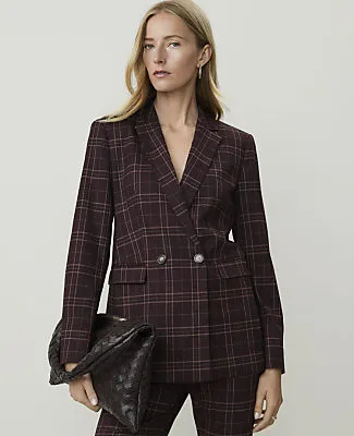 Ann Taylor The Crosby Blazer in Plaid sold by Ann Taylor