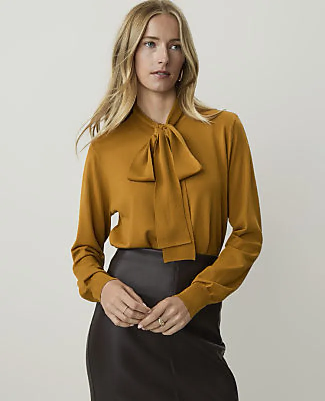 Ann Taylor Bow Neck Cardigan made by Ann Taylor
