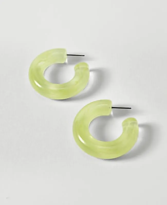Ann Taylor Enamel Hoop Earrings made by Ann Taylor
