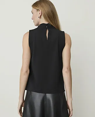 Ann Taylor Mixed Media Sleeveless Top sold by Ann Taylor product image thumbnail 2
