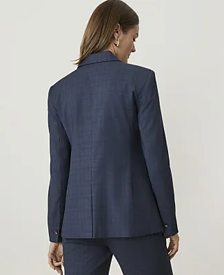 Ann Taylor The Plaid Single Button Blazer sold by Ann Taylor product image thumbnail 2