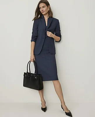 Ann Taylor The Plaid Single Button Blazer sold by Ann Taylor product image thumbnail 3