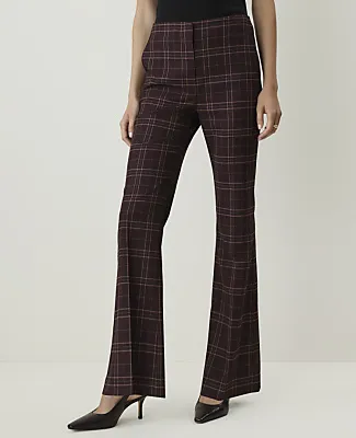 Ann Taylor The Petite Plaid Modern Trouser sold by Ann Taylor product image thumbnail 2
