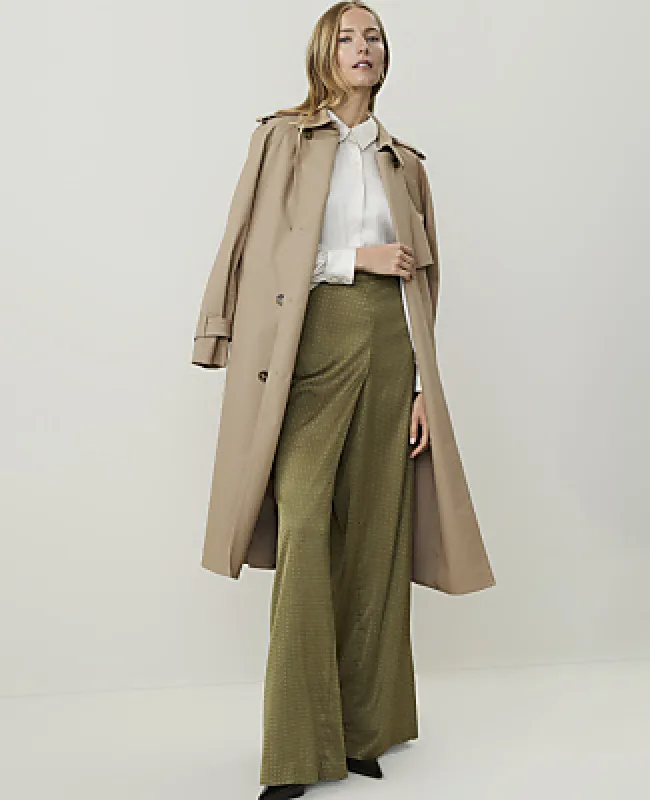 Ann Taylor The Statement Palazzo Pant in Satin made by Ann Taylor