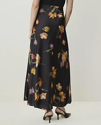 Ann Taylor Floral Bias Flare Maxi Skirt sold by Ann Taylor product image thumbnail 3