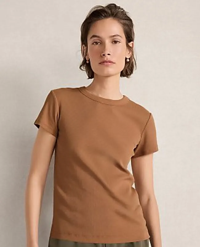 Ann Taylor Haven Well Within Organic Cotton Short Sleeve Tee made by Ann Taylor