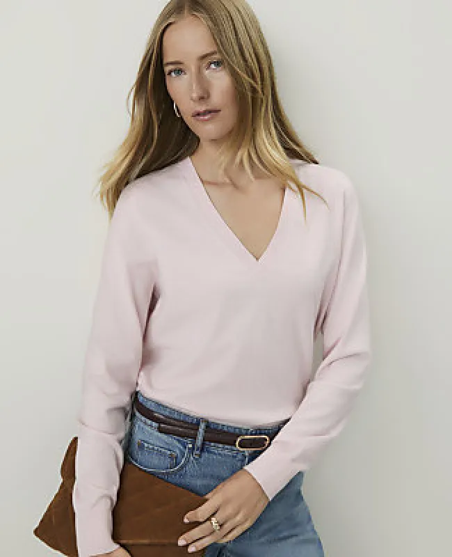 Ann Taylor V-Neck Sweater made by Ann Taylor