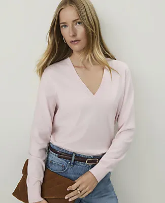 Ann Taylor V-Neck Sweater sold by Ann Taylor