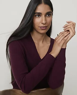 Ann Taylor V-Neck Sweater sold by Ann Taylor