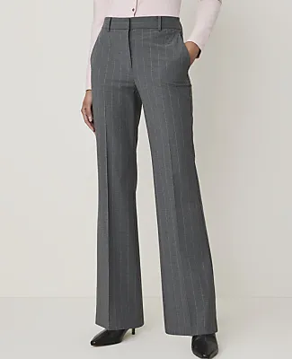 Ann Taylor The Pinstripe High Rise Trouser in Bi-Stretch sold by Ann Taylor product image thumbnail 2