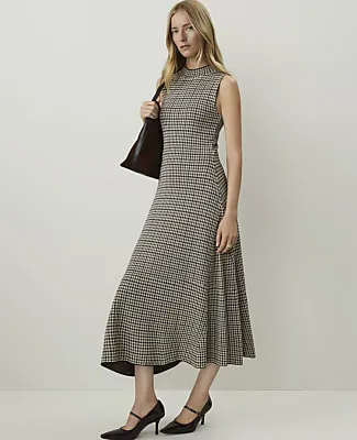 Ann Taylor Petite Plaid Mock Neck Sweater Dress sold by Ann Taylor