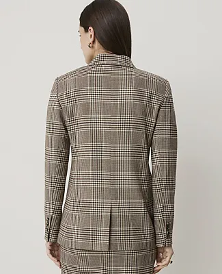 Ann Taylor The Petite Plaid Greenwich Blazer sold by Ann Taylor product image thumbnail 2