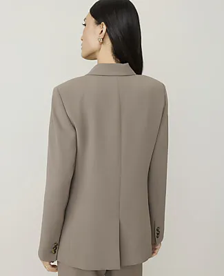Ann Taylor The Petite Greenwich Blazer in Textured Crepe sold by Ann Taylor product image thumbnail 2
