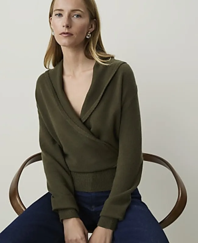 Ann Taylor Shawl Collar Sweater made by Ann Taylor