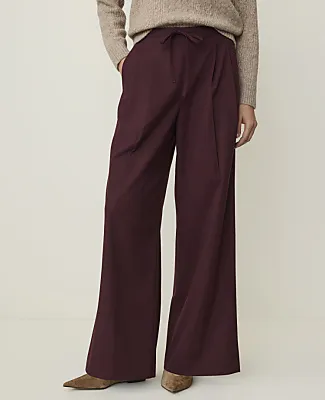Ann Taylor Weekend Easy Fit Wide-Leg Pant sold by Ann Taylor product image thumbnail 2