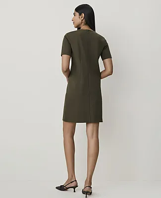 Ann Taylor Button Pocket Shift Dress sold by Ann Taylor product image thumbnail 2