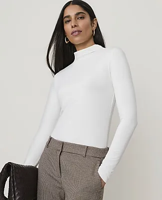 Ann Taylor Mock Neck Top sold by Ann Taylor