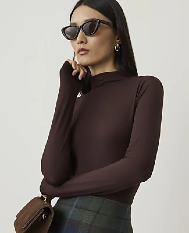 Ann Taylor Mock Neck Top made by Ann Taylor
