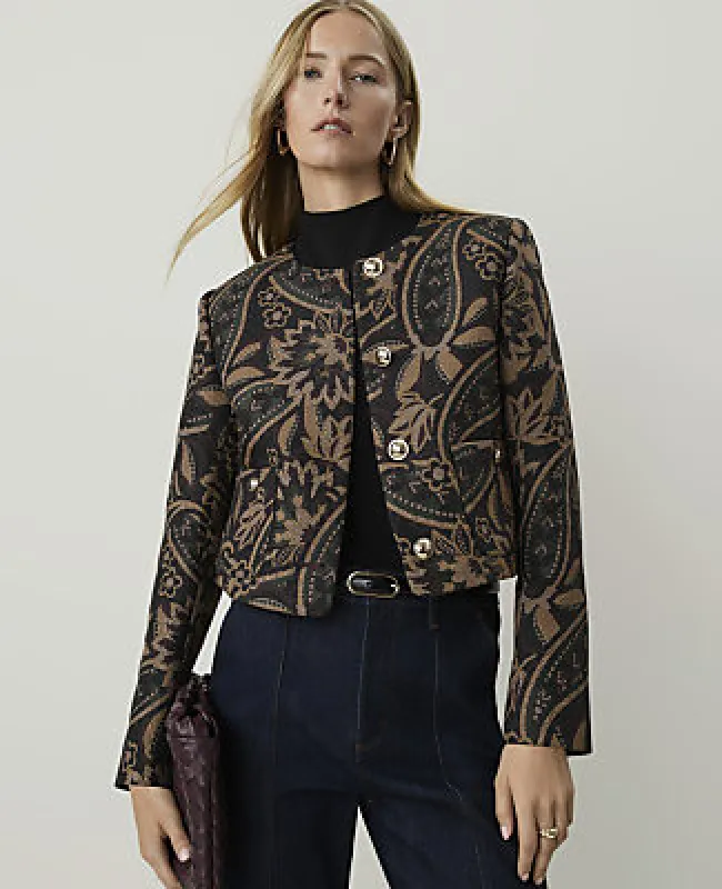 Ann Taylor The Paisley Patch Pocket Jacket made by Ann Taylor