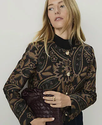 Ann Taylor The Paisley Patch Pocket Jacket sold by Ann Taylor product image thumbnail 3
