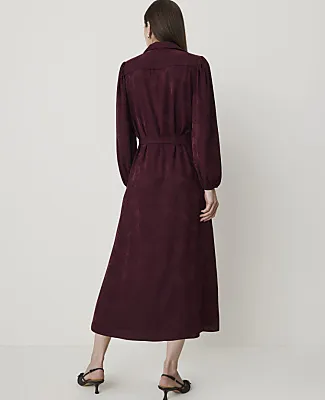 Ann Taylor Petite Paisley Belted Midi Shirtdress sold by Ann Taylor product image thumbnail 2