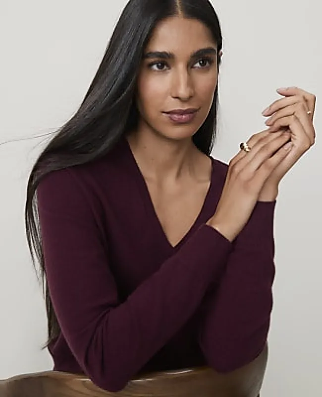 Ann Taylor V-Neck Sweater made by Ann Taylor