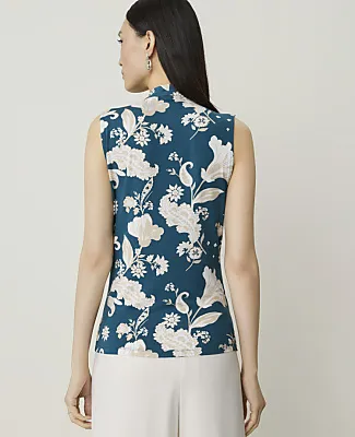 Ann Taylor Paisley V-Neck Tank Top sold by Ann Taylor product image thumbnail 2