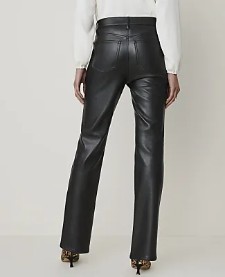 Ann Taylor The Slim Pant in Faux Leather sold by Ann Taylor product image thumbnail 3