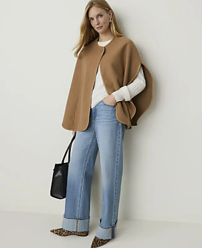 Ann Taylor Buckle Cape Poncho made by Ann Taylor