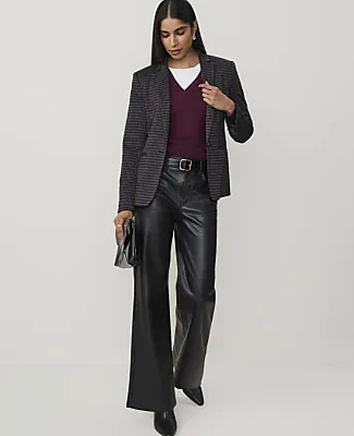 Ann Taylor The Houndstooth Hutton Blazer sold by Ann Taylor product image thumbnail 3
