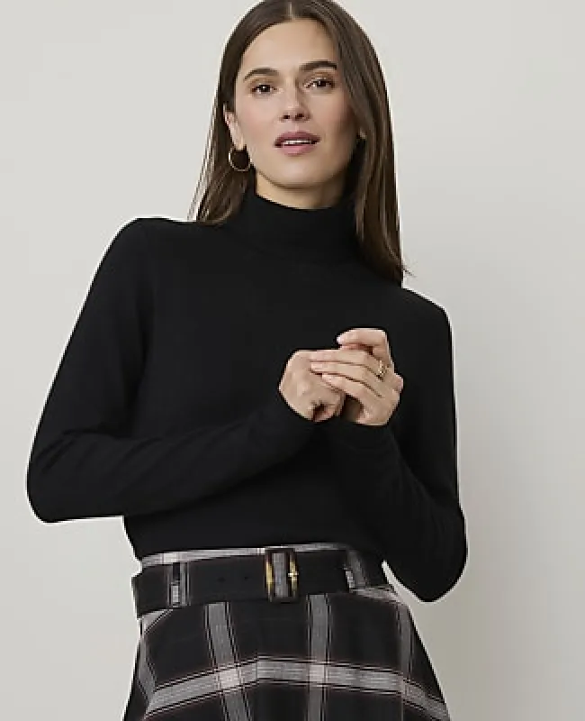 Ann Taylor Essential Turtleneck Sweater made by Ann Taylor