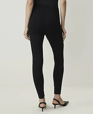 Ann Taylor The Seamed Side Zip Legging in Ponte sold by Ann Taylor product image thumbnail 3