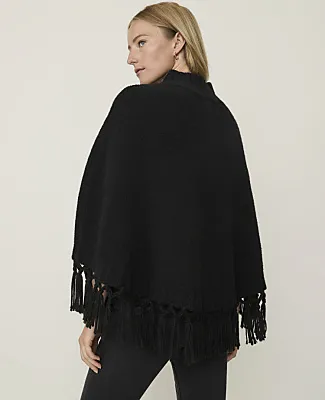 Ann Taylor Weekend Fringe Poncho sold by Ann Taylor product image thumbnail 2