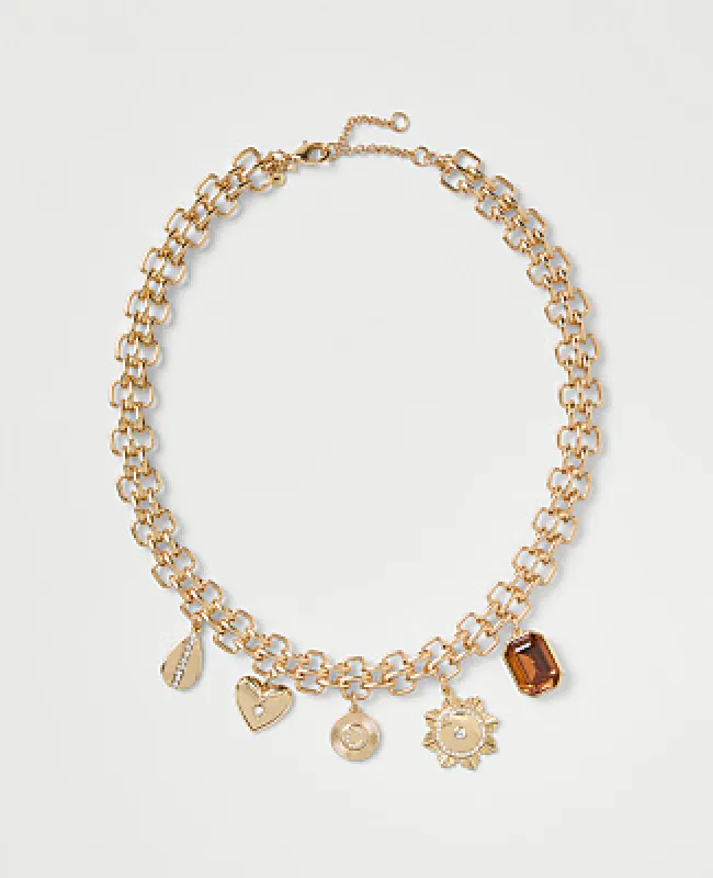 Ann Taylor Charm Necklace made by Ann Taylor