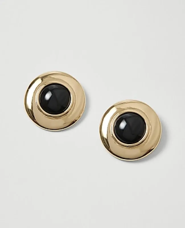 Ann Taylor Circle Stone Stud Earrings made by Ann Taylor