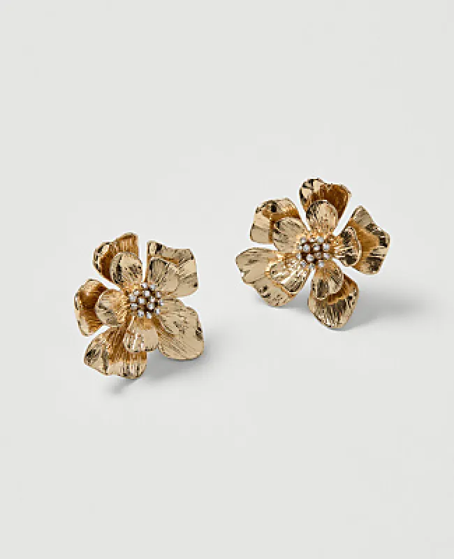 Ann Taylor Flower Stud Earrings made by Ann Taylor