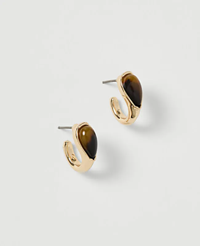 Ann Taylor Teardrop Hoop Drop Earrings made by Ann Taylor