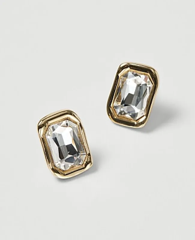 Ann Taylor Embellished Rectangular Stud Earrings made by Ann Taylor