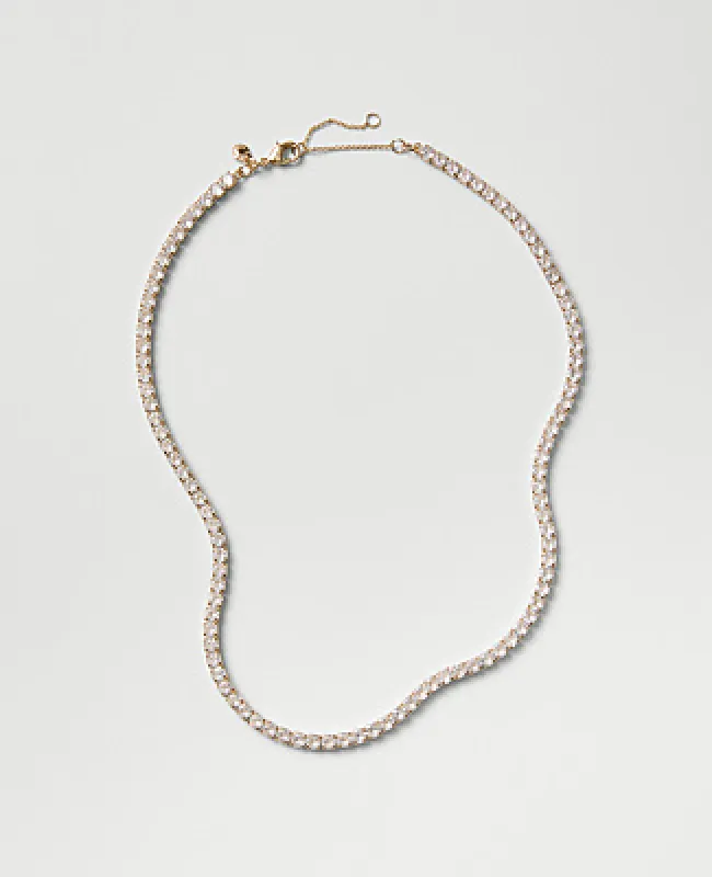 Ann Taylor Tennis Necklace made by Ann Taylor