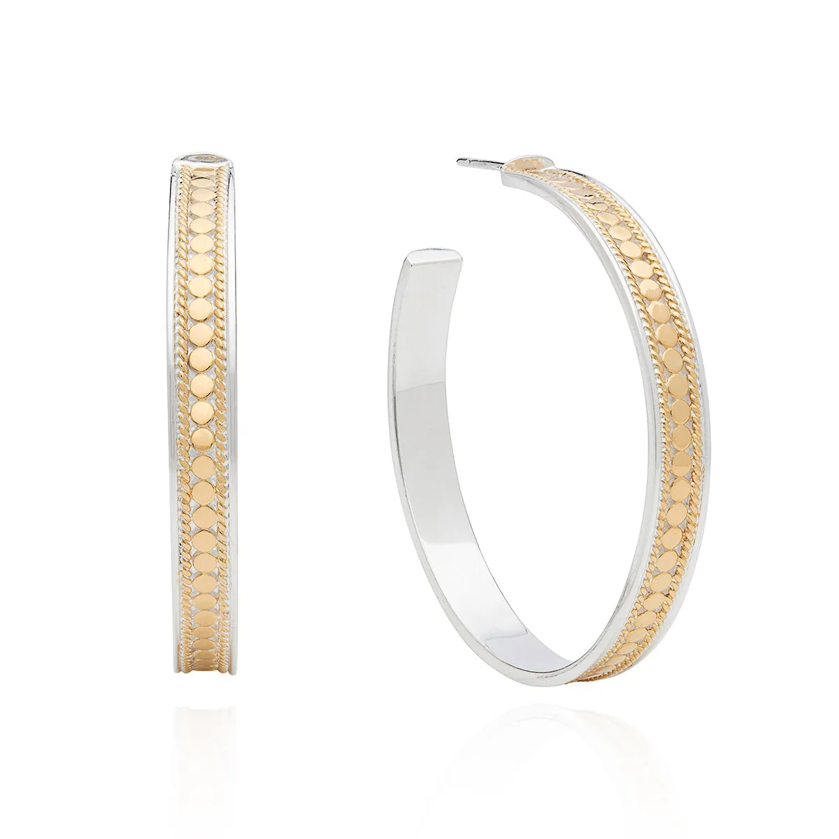 Classic Large Hoop Earrings - Gold sold by Anna Beck