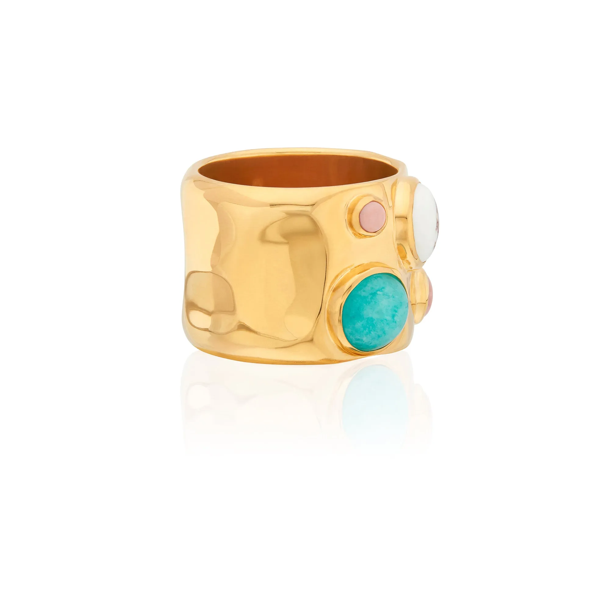 Wavy Multi-Stone Ring - Gold sold by Anna Beck product image thumbnail 4