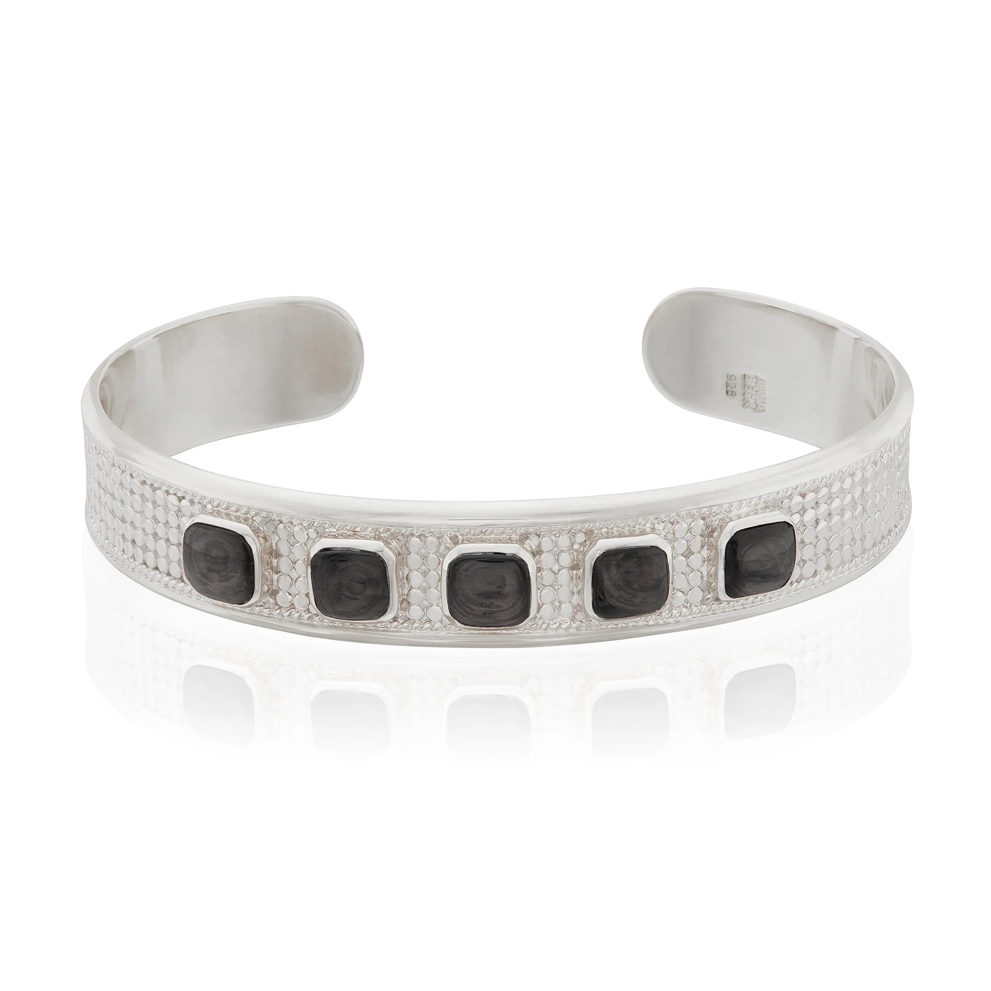 Hypersthene Multi-Cushion Cuff - Silver sold by Anna Beck