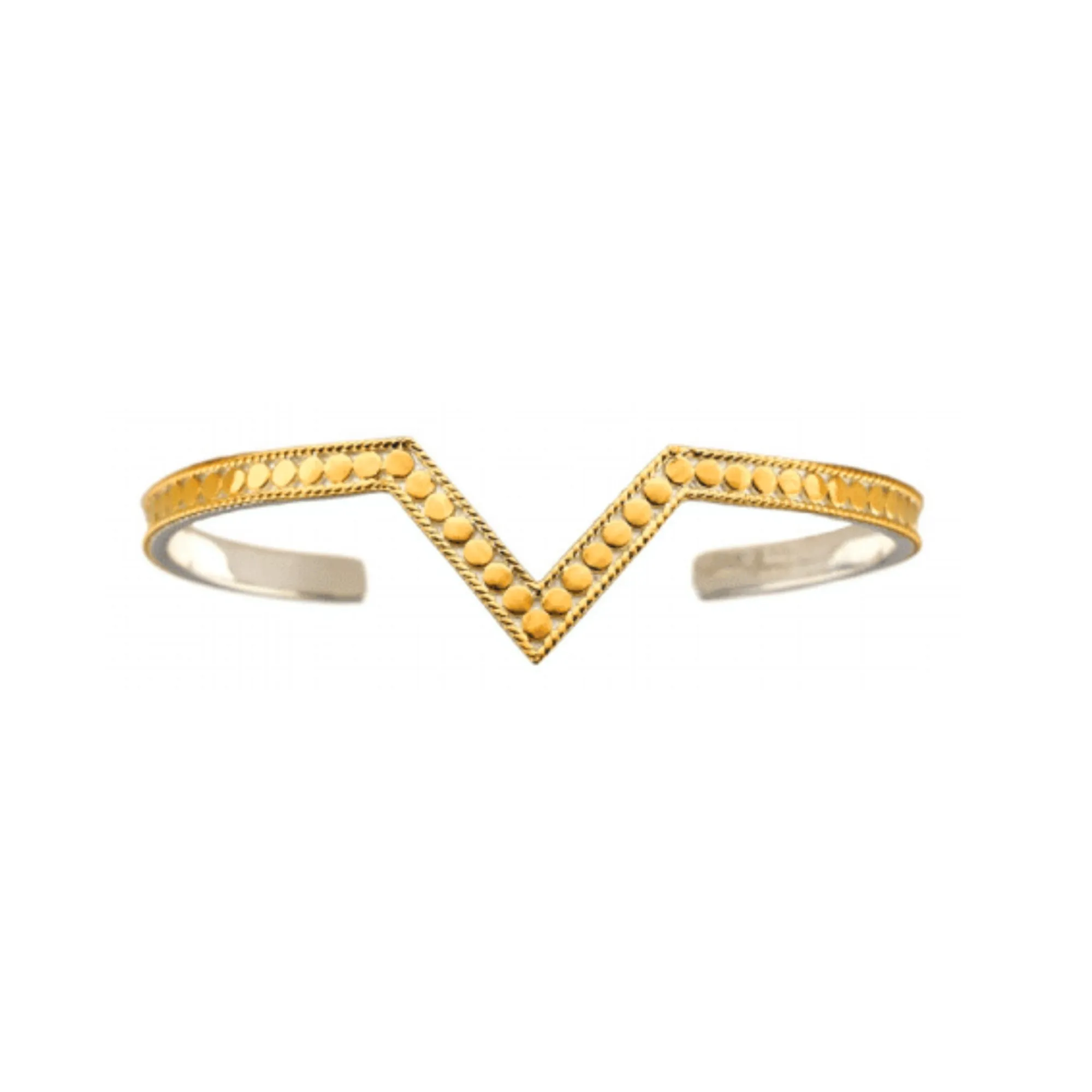 Skinny V Cuff Bracelet - Gold sold by Anna Beck
